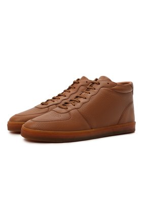 Мужские кожаные кеды BRUNELLO CUCINELLI коричневого цвета по цене 84400 руб., арт. MZULNMN273 | Фото 1 Мужские кожаные кеды BRUNELLO CUCINELLI коричневого цвета, арт. MZULNMN273 | Фото 1 (Материал утеплителя: Натуральный мех; Подошва: Плоская)