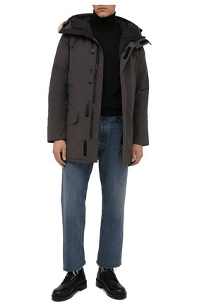 Мужская пуховая парка langford CANADA GOOSE серого цвета по цене 115500 руб., арт. 2062M | Фото 2 Мужская пуховая парка langford CANADA GOOSE серого цвета, арт. 2062M | Фото 2