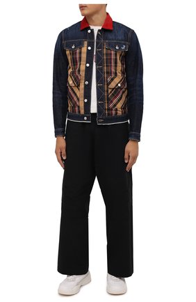 Мужская джинсовая куртка DSQUARED2 темно-синего цвета по цене 65750 руб., арт. S74AM1185/S30214 | Фото 2 Мужская джинсовая куртка DSQUARED2 темно-синего цвета, арт. S74AM1185/S30214 | Фото 2
