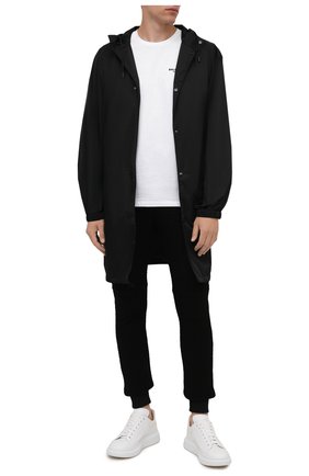 Мужская хлопковая футболка BALMAIN белого цвета по цене 27200 руб., арт. WH1EF000/B069 | Фото 2 Мужская хлопковая футболка BALMAIN белого цвета, арт. WH1EF000/B069 | Фото 2