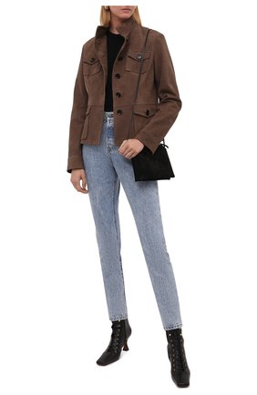 Женская замшевая куртка KITON коричневого цвета по цене 399500 руб., арт. D50575X04T71 | Фото 2 Женская замшевая куртка KITON коричневого цвета, арт. D50575X04T71 | Фото 2