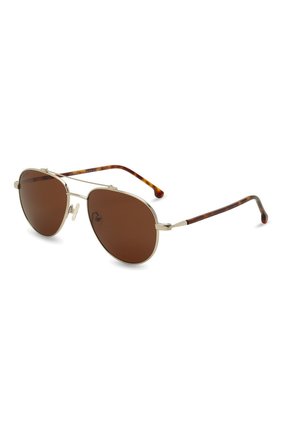 Женские солнцезащитные очки LORO PIANA коричневого цвета, арт. FAI4926 | Фото 1 (Тип очков: С/з; Очки форма: Авиаторы)