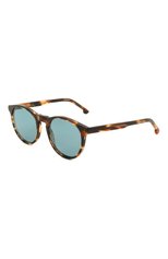 Женские солнцезащитные очки LORO PIANA темно-коричневого цвета, арт. FAL0261 | Фото 1 (Тип очков: С/з; Очки форма: Круглые)