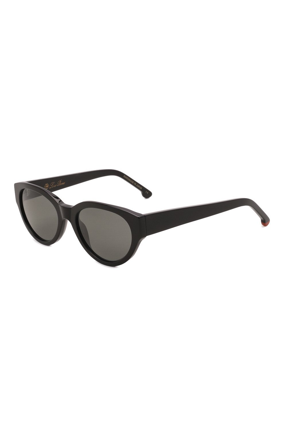 Женские солнцезащитные очки LORO PIANA черного цвета, арт. FAL4776 | Фото 1 (Тип очков: С/з; Очки форма: Овальные)