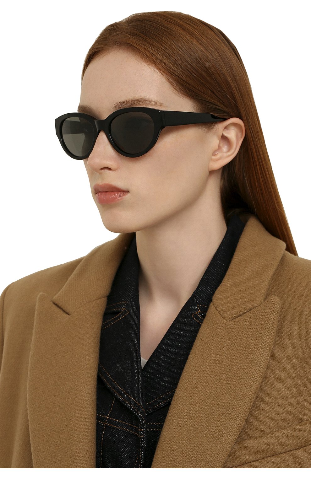 Женские черные солнцезащитные очки LORO PIANA — купить за 48700 руб. в ...