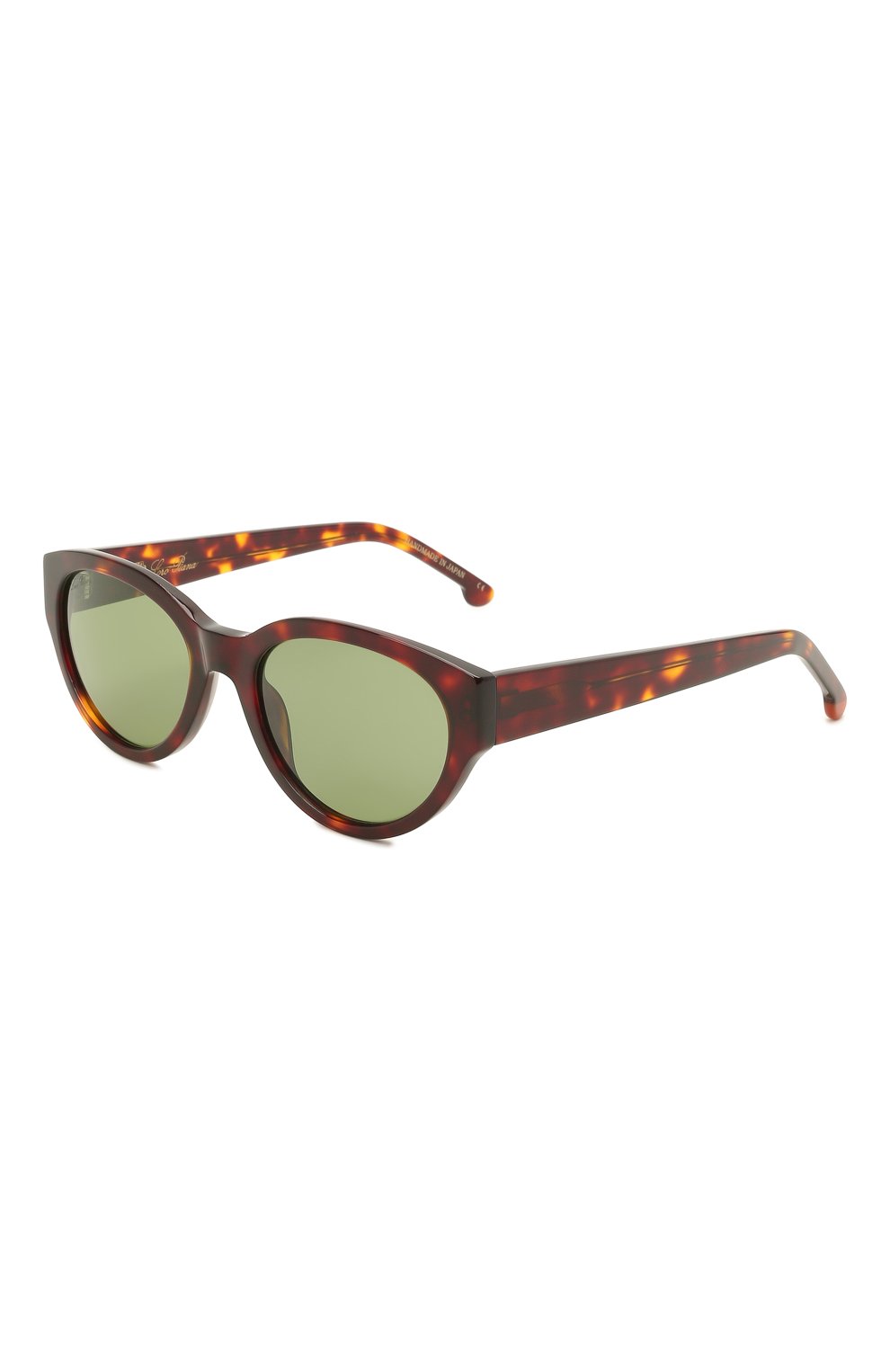 Женские солнцезащитные очки LORO PIANA коричневого цвета, арт. FAL4776 | Фото 1 (Тип очков: С/з; Очки форма: Овальные)