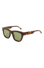 Женские солнцезащитные очки LORO PIANA темно-коричневого цвета, арт. FAL4920 | Фото 1 (Тип очков: С/з; Очки форма: Квадратные)