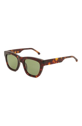 Женские солнцезащитные очки LORO PIANA темно-коричневого цвета по цене 48700 руб., арт. FAL4920 | Фото 1