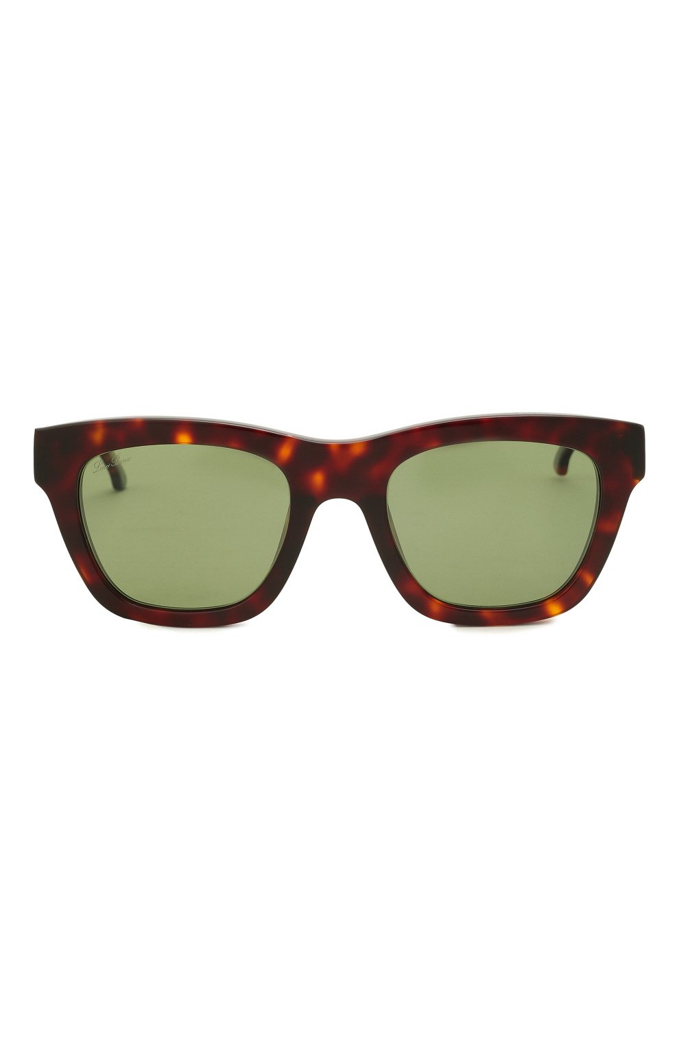 Женские солнцезащитные очки LORO PIANA темно-коричневого цвета, арт. FAL4920 | Фото 3 (Тип очков: С/з; Очки форма: Квадратные)