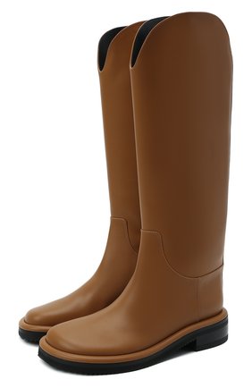 Женские кожаные сапоги pipe riding PROENZA SCHOULER светло-коричневого цвета по цене 95700 руб., арт. PS37012A/14033 | Фото 1 Женские кожаные сапоги pipe riding PROENZA SCHOULER светло-коричневого цвета, арт. PS37012A/14033 | Фото 1