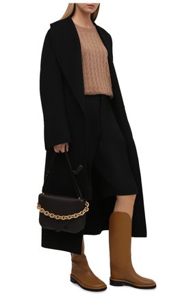 Женские кожаные сапоги pipe riding PROENZA SCHOULER светло-коричневого цвета по цене 95700 руб., арт. PS37012A/14033 | Фото 2 Женские кожаные сапоги pipe riding PROENZA SCHOULER светло-коричневого цвета, арт. PS37012A/14033 | Фото 2