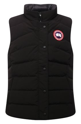 Женский пуховый жилет freestyle CANADA GOOSE черного цвета по цене 47600 руб., арт. 2836L | Фото 1 Женский пуховый жилет freestyle CANADA GOOSE черного цвета, арт. 2836L | Фото 1 (Длина (верхняя одежда): Короткие; Материал подклада: Синтетический материал; Материал внешний: Синтетический материал; Материал утеплителя: Пух и перо; Стили: Спорт-шик)