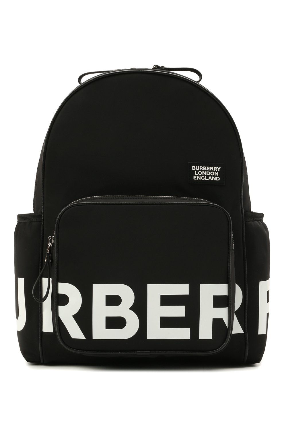 Детская рюкзак BURBERRY черного цвета, арт. 8041235 | Фото 1 (Материал: Текстиль)