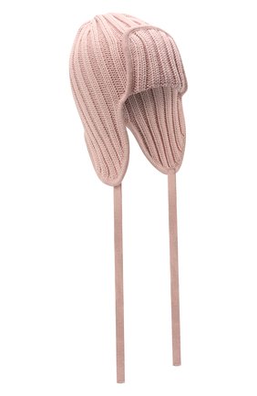 Детского шерстяная шапка CATYA розового цвета, арт. 125742 | Фото 1 (Материал: Шерсть, Текстиль)