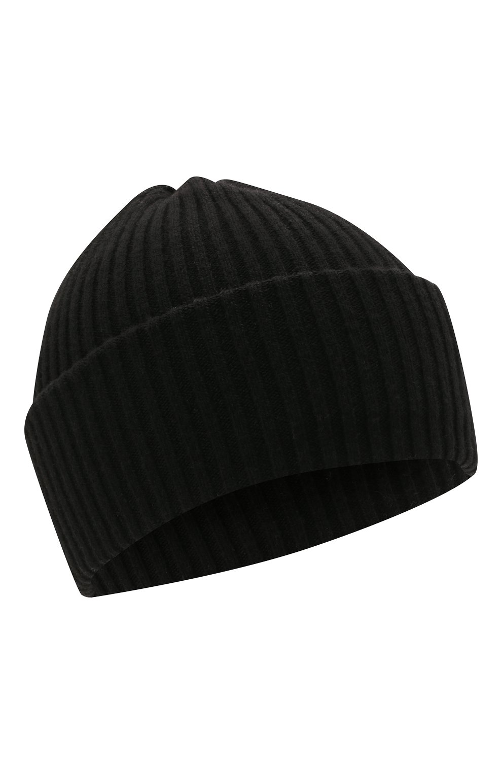 Детского шерстяная шапка CATYA черного цвета, арт. 125698 | Фото 1 (Материал: Текстиль, Кашемир, Шерсть)