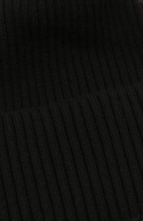 Детского шерстяная шапка CATYA черного цвета, арт. 125698 | Фото 3 (Материал: Текстиль, Кашемир, Шерсть)
