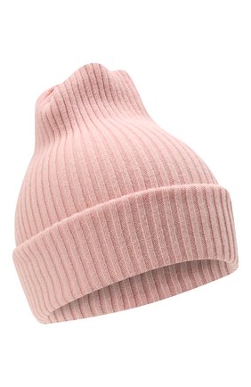 Детского шерстяная шапка CATYA розового цвета, арт. 125698 | Фото 1 (Материал: Шерсть, Кашемир, Текстиль)