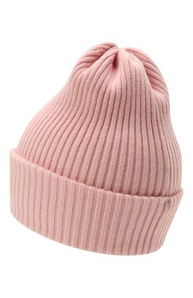 Детского шерстяная шапка CATYA розового цвета, арт. 125698 | Фото 2 (Материал: Шерсть, Кашемир, Текстиль)