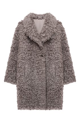 Детское шерстяное пальто BRUNELLO CUCINELLI серого цвета по цене 153500 руб., арт. BD506K015B | Фото 1 Детское шерстяное пальто BRUNELLO CUCINELLI серого цвета, арт. BD506K015B | Фото 1 (Материал внешний: Шерсть; Материал подклада: Синтетический материал; Рукава: Длинные; Кросс-КТ: Сезон: демисезон; Ростовка одежда: 10 - 11 лет | 140 - 146см, 8 лет | 128 см)