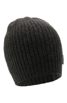 Детского кашемировая шапка BRUNELLO CUCINELLI темно-серого цвета, арт. B52M50299A | Фото 1 (Материал: Текстиль, Кашемир, Шерсть)