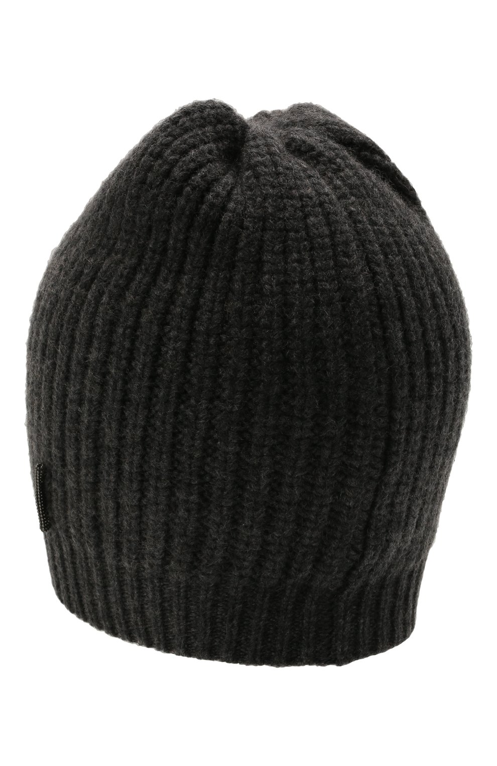 Детского кашемировая шапка BRUNELLO CUCINELLI темно-серого цвета, арт. B52M50299A | Фото 2 (Материал: Текстиль, Кашемир, Шерсть)