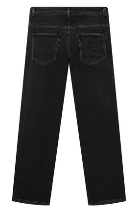 Детские джинсы FENDI серого цвета по цене 26350 руб., арт. JUF046/AG3B/8A-12+ | Фото 2 Детские джинсы FENDI серого цвета, арт. JUF046/AG3B/8A-12+ | Фото 2 (Материал внешний: Хлопок; Ростовка одежда: 10 - 11 лет | 140 - 146см, 12 лет | 152 см, 8 лет | 128 см)