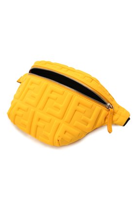 Детская поясная сумка FENDI желтого цвета по цене 42750 руб., арт. 7VB011/AFU9 | Фото 3 Детская поясная сумка FENDI желтого цвета, арт. 7VB011/AFU9 | Фото 3 (Материал: Текстиль)