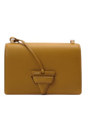 Женская сумка barcelona LOEWE светло-коричневого цвета, арт. A532M15X02 | Фото 1 (Материал: Натуральная кожа; Сумки-технические: Сумки через плечо; Размер: small; Ремень/цепочка: На ремешке)