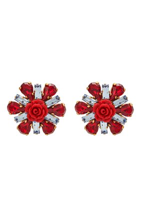 Женские клипсы DOLCE & GABBANA красного цвета по цене 37800 руб., арт. WEM6C1/W1111 | Фото 1 Женские клипсы DOLCE & GABBANA красного цвета, арт. WEM6C1/W1111 | Фото 1