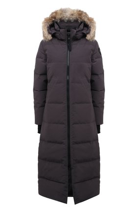 Женский пуховая парка mystique CANADA GOOSE серого цвета по цене 119500 руб., арт. 3035LB | Фото 1 Женский пуховая парка mystique CANADA GOOSE серого цвета, арт. 3035LB | Фото 1 (Материал внешний: Синтетический материал; Материал утеплителя: Пух и перо; Материал подклада: Синтетический материал; Стили: Спорт-шик; Длина (верхняя одежда): Длинные; Рукава: Длинные; Кросс-КТ: Пуховик)