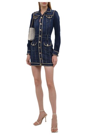 Женское джинсовое платье DSQUARED2 темно-синего цвета по цене 99500 руб., арт. S75CV0458/S30595 | Фото 2 Женское джинсовое платье DSQUARED2 темно-синего цвета, арт. S75CV0458/S30595 | Фото 2 (Материал внешний: Хлопок; Рукава: Длинные; Длина Ж (юбки, платья, шорты): Мини; Женское Кросс-КТ: Платье-одежда; Кросс-КТ: Деним; Случай: Повседневный; Стили: Гранж, Кэжуэл)