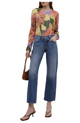 Женский шерстяной пуловер DRIES VAN NOTEN розового цвета по цене 64800 руб., арт. 212-031238-3720 | Фото 2 Женский шерстяной пуловер DRIES VAN NOTEN розового цвета, арт. 212-031238-3720 | Фото 2 (Длина (для топов): Стандартные; Материал внешний: Синтетический материал, Шерсть; Рукава: Длинные; Женское Кросс-КТ: Пуловер-одежда; Стили: Романтичный)