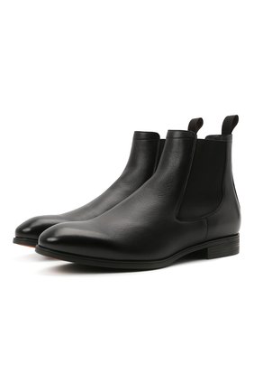 Мужские кожаные челси SANTONI черного цвета по цене 48850 руб., арт. MGSG13414SMAANWRN01 | Фото 1 Мужские кожаные челси SANTONI черного цвета, арт. MGSG13414SMAANWRN01 | Фото 1