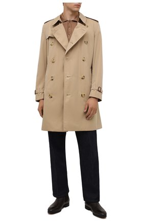 Мужские кожаные челси SANTONI темно-коричневого цвета по цене 48850 руб., арт. MGSG13414SMAANWRT50 | Фото 2 Мужские кожаные челси SANTONI темно-коричневого цвета, арт. MGSG13414SMAANWRT50 | Фото 2