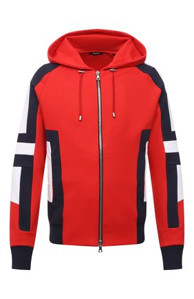 Мужской хлопковая толстовка BALMAIN красного цвета по цене 158000 руб., арт. WH1JZ000/B120 | Фото 1 Мужской хлопковая толстовка BALMAIN красного цвета, арт. WH1JZ000/B120 | Фото 1 (Материал внешний: Хлопок; Длина (для топов): Стандартные; Рукава: Длинные; Мужское Кросс-КТ: Толстовка-одежда; Стили: Спорт-шик)