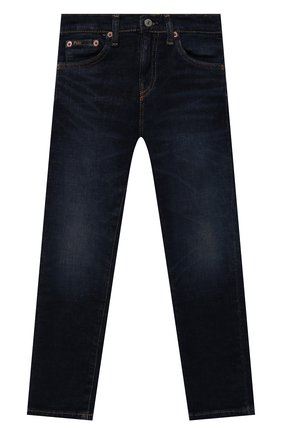 Детские джинсы POLO RALPH LAUREN синего цвета, арт. 322701277 | Фото 1 (Детали: Однотонный; Материал внешний: Хлопок; Ростовка одежда: 5 лет | 110 см, 6 лет | 116 см, 7 лет | 122 см)