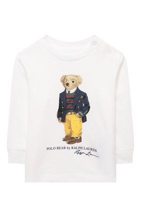 Детский хлопковый лонгслив POLO RALPH LAUREN белого цвета по цене 3805 руб., арт. 320852014 | Фото 1 Детский хлопковый лонгслив POLO RALPH LAUREN белого цвета, арт. 320852014 | Фото 1 (Рукава: Длинные; Материал внешний: Хлопок; Ростовка одежда: 9 мес | 74 см, 12 мес | 80 см, 3 мес | 62 см, 6 мес | 68 см)