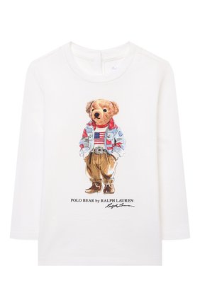 Детский хлопковый лонгслив POLO RALPH LAUREN белого цвета по цене 3805 руб., арт. 310854212 | Фото 1 Детский хлопковый лонгслив POLO RALPH LAUREN белого цвета, арт. 310854212 | Фото 1 (Рукава: Длинные; Материал внешний: Хлопок; Ростовка одежда: 9 мес | 74 см, 12 мес | 80 см, 6 мес | 68 см)
