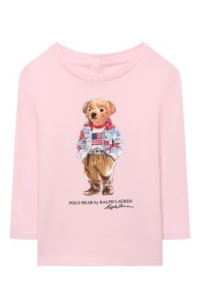 Детский хлопковый лонгслив POLO RALPH LAUREN розового цвета по цене 3805 руб., арт. 310854212 | Фото 1 Детский хлопковый лонгслив POLO RALPH LAUREN розового цвета, арт. 310854212 | Фото 1 (Материал внешний: Хлопок; Рукава: Длинные; Ростовка одежда: 9 мес | 74 см, 12 мес | 80 см, 6 мес | 68 см)