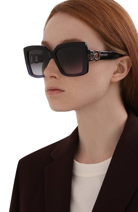 Женские солнцезащитные очки BALMAIN фиолетового цвета, арт. BPS-105C | Фото 2 (Тип очков: С/з; Региональные ограничения белый список (Axapta Mercury): RU)