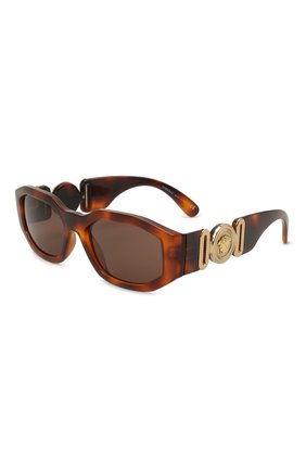 Женские солнцезащитные очки VERSACE коричневого цвета, арт. 4361-521773 | Фото 1 (Тип очков: С/з; Региональные ограничения белый список (Axapta Mercury): RU)