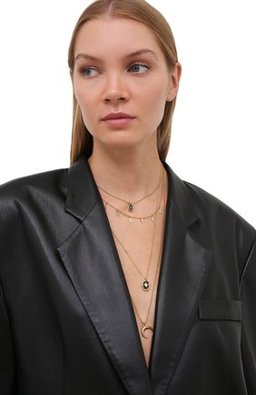 Женское колье EXCLAIM золотого цвета по цене 10580 руб., арт. 053G1032N | Фото 2 Женское колье EXCLAIM золотого цвета, арт. 053G1032N | Фото 2