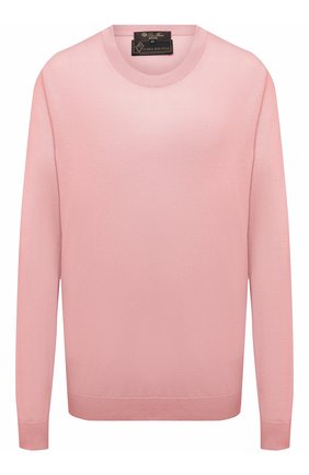 Женский шерстяной пуловер LORO PIANA розового цвета по цене 499500 руб., арт. FAL6605/VVIC | Фото 1 Женский шерстяной пуловер LORO PIANA розового цвета, арт. FAL6605/VVIC | Фото 1