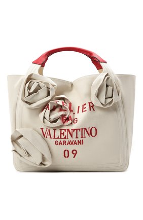 Женский сумка-шопер atelier 09 medium VALENTINO бежевого цвета по цене 165500 руб., арт. WW2B0J35/JUX | Фото 1 Женский сумка-шопер atelier 09 medium VALENTINO бежевого цвета, арт. WW2B0J35/JUX | Фото 1 (Размер: medium; Материал: Текстиль; Ремень/цепочка: На ремешке; Сумки-технические: Сумки-шопперы)