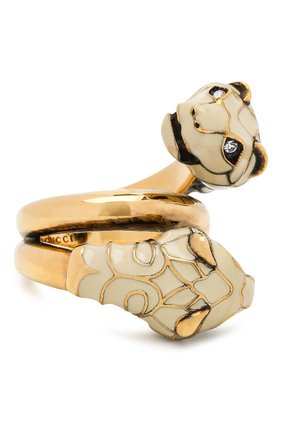 Женское кольцо tigerhead GUCCI золотого цвета по цене 35650 руб., арт. 402269/I6656 | Фото 1 Женское кольцо tigerhead GUCCI золотого цвета, арт. 402269/I6656 | Фото 1