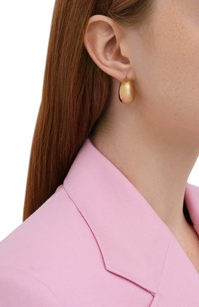 Женские серьги ISABEL MARANT золотого цвета по цене 29800 руб., арт. BL1098-21A032B | Фото 2 Женские серьги ISABEL MARANT золотого цвета, арт. BL1098-21A032B | Фото 2