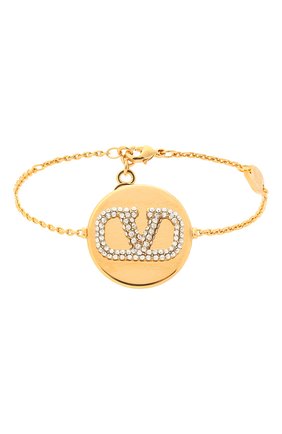Женский браслет vlogo VALENTINO золотого цвета по цене 23700 руб., арт. WW2J0I64/YCW | Фото 1 Женский браслет vlogo VALENTINO золотого цвета, арт. WW2J0I64/YCW | Фото 1