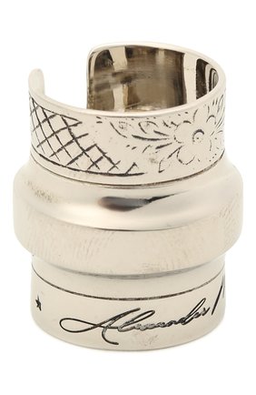 Женское кольцо ALEXANDER MCQUEEN серебряного цвета по цене 27750 руб., арт. 667555/J160Y | Фото 1 Женское кольцо ALEXANDER MCQUEEN серебряного цвета, арт. 667555/J160Y | Фото 1