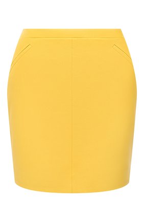 Женская кожаная юбка TOM FORD желтого цвета по цене 153500 руб., арт. GCL824-LEX228 | Фото 1 Женская кожаная юбка TOM FORD желтого цвета, арт. GCL824-LEX228 | Фото 1