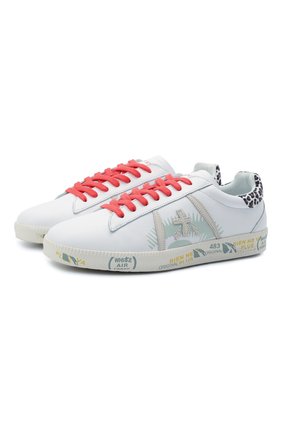 Женские кожаные кеды andy-d PREMIATA белого цвета по цене 17700 руб., арт. ANDYD/VAR5427 | Фото 1 Женские кожаные кеды andy-d PREMIATA белого цвета, арт. ANDYD/VAR5427 | Фото 1 (Подошва: Платформа; Материал внутренний: Натуральная кожа)